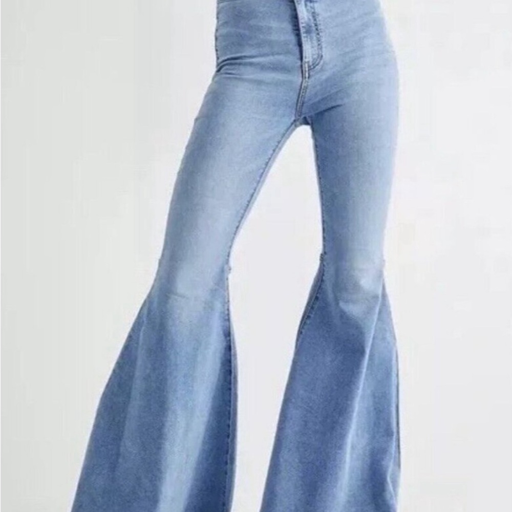 Free People just float on flare jeans
